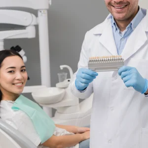 Dental Implant with Zirconia Crown